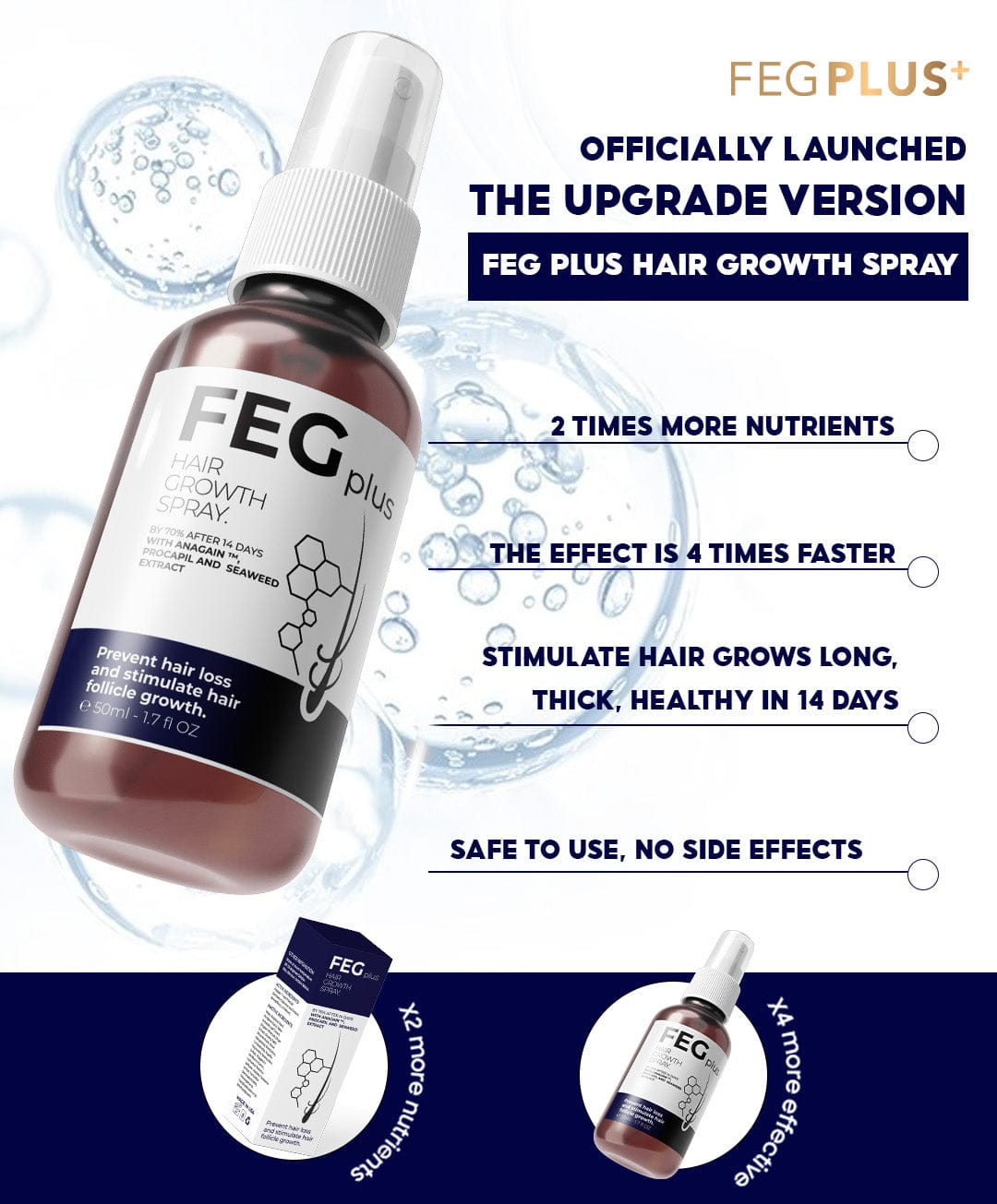 FEG Organic Hair Growth Treatment Oil